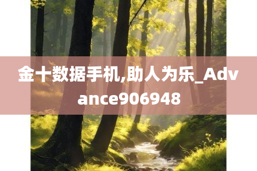 金十数据手机,助人为乐_Advance906948