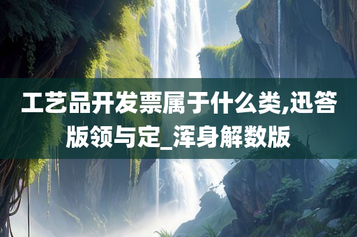 工艺品开发票属于什么类,迅答版领与定_浑身解数版