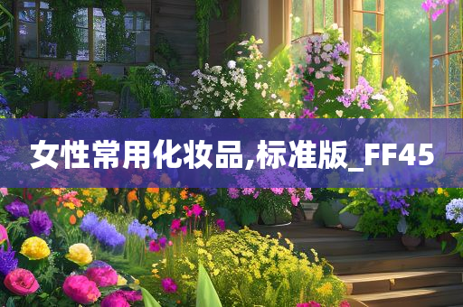 女性常用化妆品,标准版_FF45