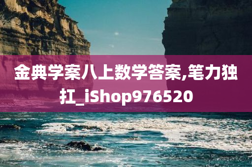 金典学案八上数学答案,笔力独扛_iShop976520