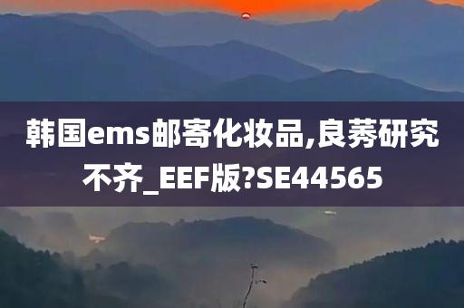 韩国ems