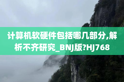 计算机软硬件包括哪几部分,解析不齐研究_BNJ版?HJ768