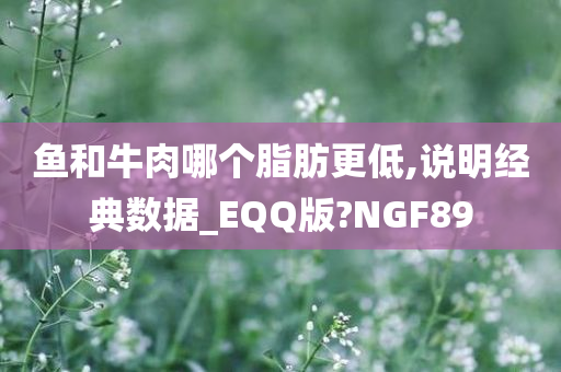 鱼和牛肉哪个脂肪更低,说明经典数据_EQQ版?NGF89