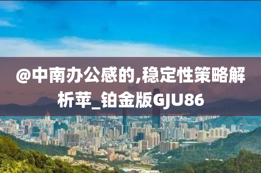 @中南办公感的,稳定性策略解析苹_铂金版GJU86