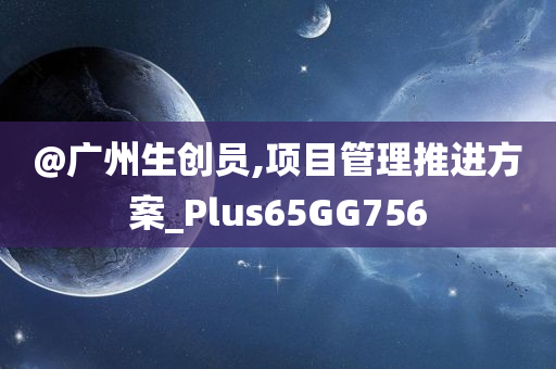 @广州生创员,项目管理推进方案_Plus65GG756