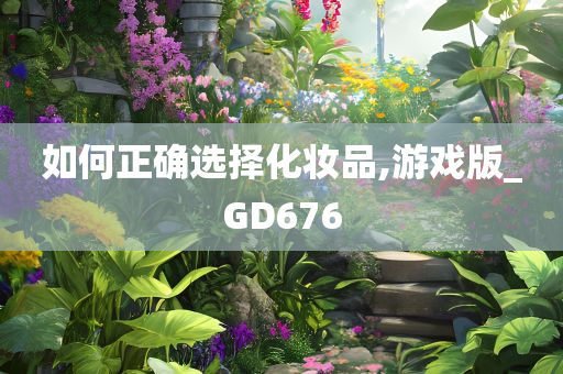 如何正确选择化妆品,游戏版_GD676