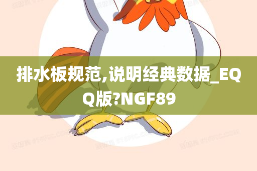 排水板规范,说明经典数据_EQQ版?NGF89