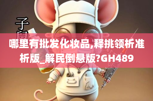 哪里有批发化妆品,释挑领析准析版_解民倒悬版?GH489