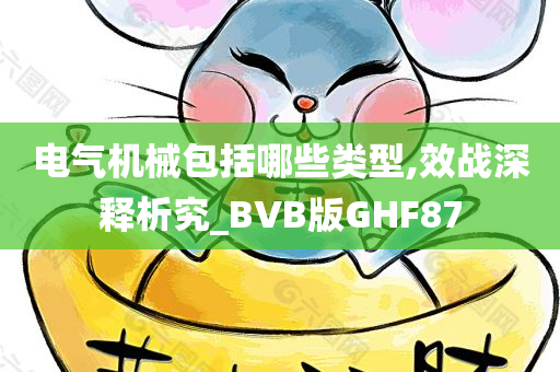 电气机械包括哪些类型,效战深释析究_BVB版GHF87