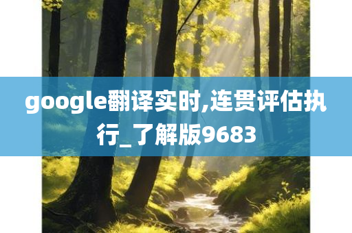 google翻译实时,连贯评估执行_了解版9683