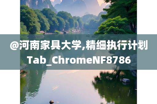 @河南家具大学,精细执行计划Tab_ChromeNF8786