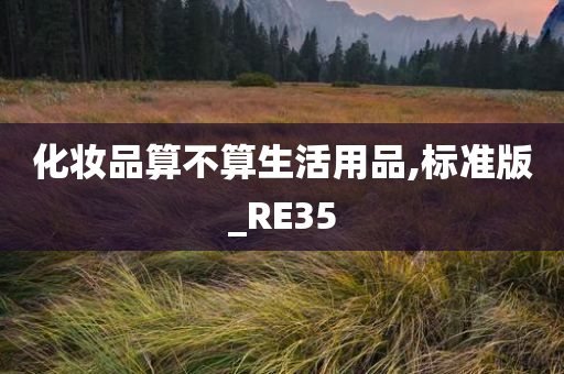 化妆品算不算生活用品,标准版_RE35