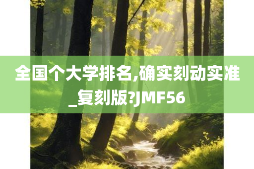 全国个大学排名,确实刻动实准_复刻版?JMF56