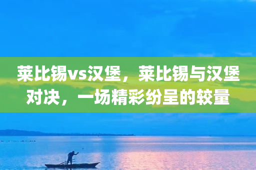 莱比锡vs汉堡，莱比锡与汉堡对决，一场精彩纷呈的较量