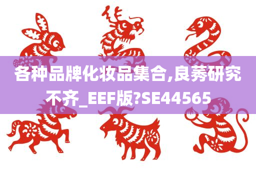 各种品牌化妆品集合,良莠研究不齐_EEF版?SE44565