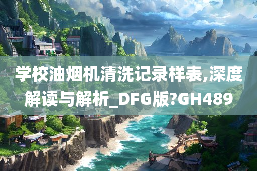 学校油烟机清洗记录样表,深度解读与解析_DFG版?GH489