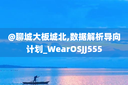 @聊城大板城北,数据解析导向计划_WearOSJJ555