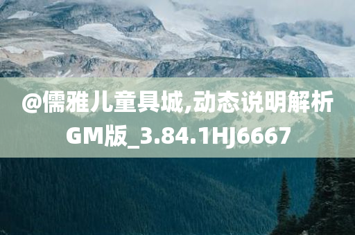 @儒雅儿童具城,动态说明解析GM版_3.84.1HJ6667