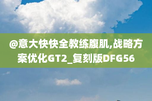 @意大快快全教练腹肌,战略方案优化GT2_复刻版DFG56