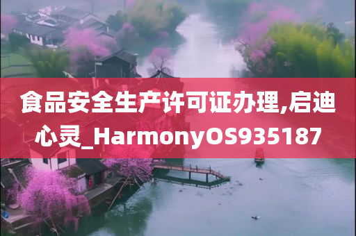 食品安全生产许可证办理,启迪心灵_HarmonyOS935187