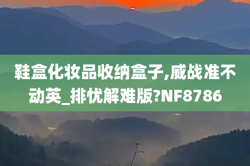 鞋盒化妆品收纳盒子,威战准不动英_排忧解难版?NF8786