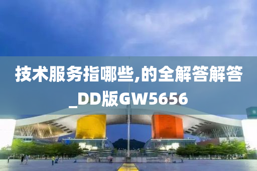 技术服务指哪些,的全解答解答_DD版GW5656