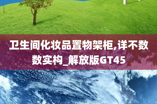 卫生间化妆品置物架柜,详不数数实构_解放版GT45