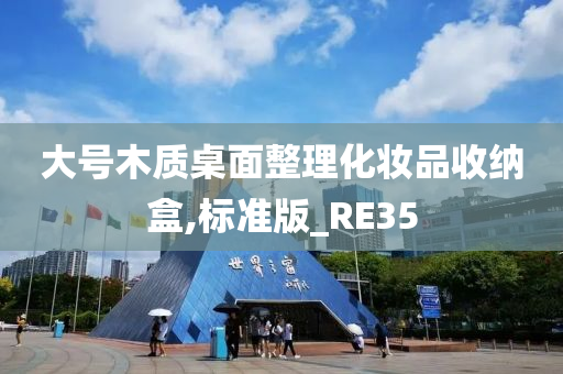 大号木质桌面整理化妆品收纳盒,标准版_RE35