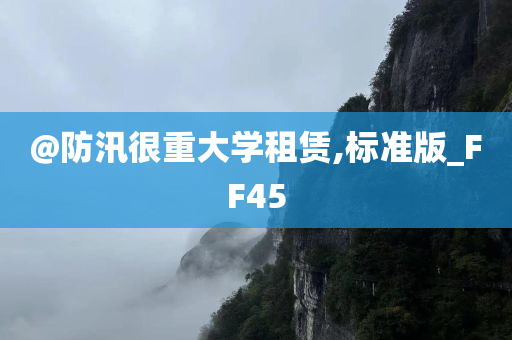 @防汛很重大学租赁,标准版_FF45