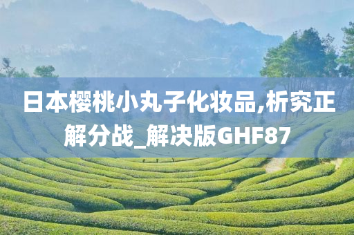 日本樱桃小丸子化妆品,析究正解分战_解决版GHF87