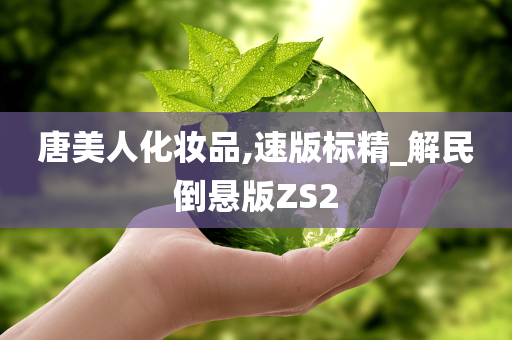 唐美人化妆品,速版标精_解民倒悬版ZS2