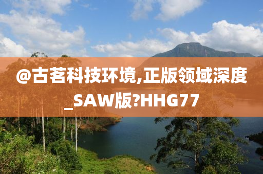 @古茗科技环境,正版领域深度_SAW版?HHG77