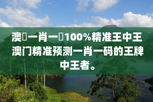 澳門一肖一碼100%精准王中王 澳门精准预测一肖一码的王牌中王者。