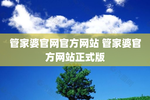 管家婆官网官方网站 管家婆官方网站正式版