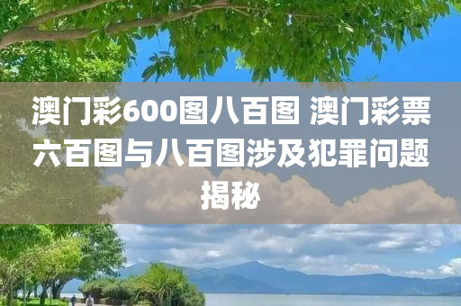 澳门彩600图八百图 澳门彩票六百图与八百图涉及犯罪问题揭秘