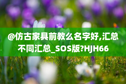 @仿古家具前教么名字好,汇总不同汇总_SOS版?HJH66