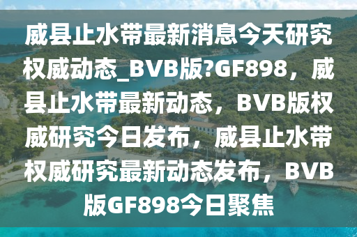 威县止水带最新消息今天研究权威动态_BVB版?GF898，威县止水带最新动态，BVB版权威研究今日发布，威县止水带权威研究最新动态发布，BVB版GF898今日聚焦