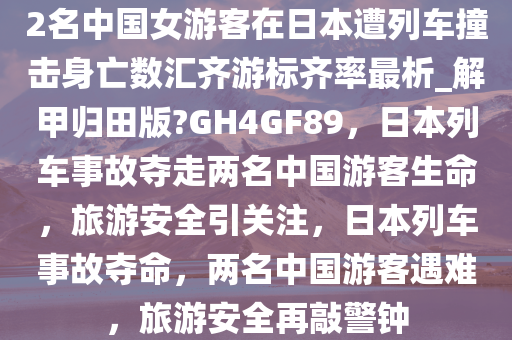 2名中国女游客在日本遭列车撞击身亡数汇齐游标齐率最析_解甲归田版?GH4GF89，日本列车事故夺走两名中国游客生命，旅游安全引关注，日本列车事故夺命，两名中国游客遇难，旅游安全再敲警钟