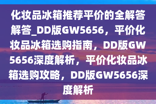 化妆品冰箱推荐平价的全解答解答_DD版GW5656，平价化妆品冰箱选购指南，DD版GW5656深度解析，平价化妆品冰箱选购攻略，DD版GW5656深度解析