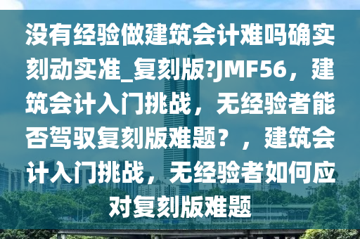 没有经验做建筑会计难吗确实刻动实准_复刻版?JMF56，建筑会计入门挑战，无经验者能否驾驭复刻版难题？，建筑会计入门挑战，无经验者如何应对复刻版难题