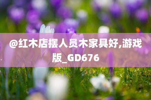 @红木店摆人员木家具好,游戏版_GD676