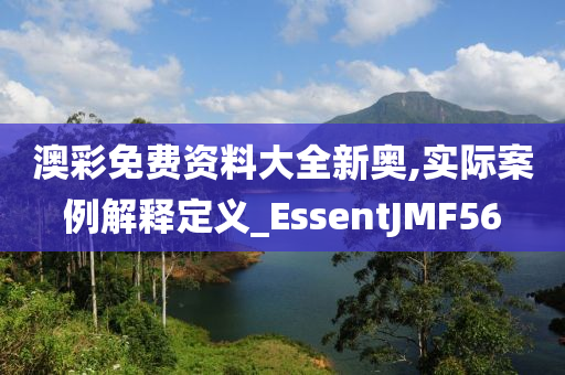 澳彩免费资料大全新奥,实际案例解释定义_EssentJMF56